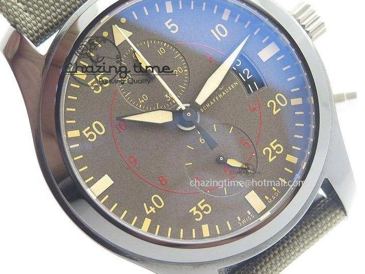 MIROTIME 0707 Pilot Top Gun Miramar IWC388002 ZF 1:1 Best Edition Ceramic Case On Nylon Strap A Practical 7345